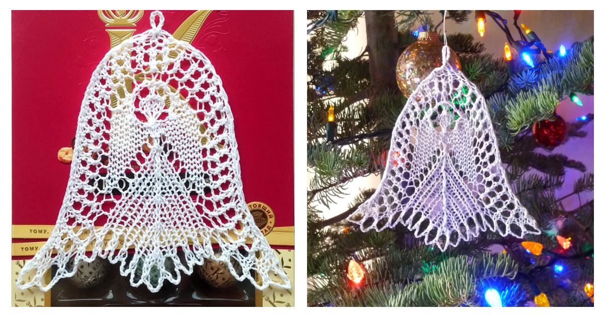 Christmas Bell Free Knitting Pattern