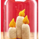 Christmas Candles Free Knitting Pattern