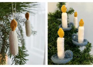 Christmas Candle Knitting Patterns