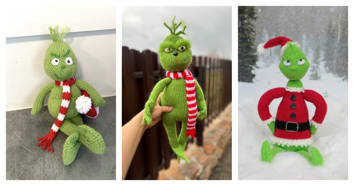 The Little Grinch Free Knitting Pattern