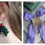 Christmas Holly Leaf Free Knitting Patterns