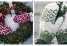 Christmas Mittens Free Knitting Patterns