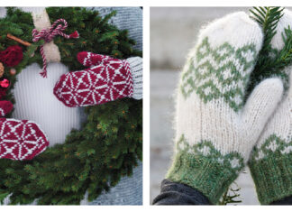 Christmas Mittens Free Knitting Patterns