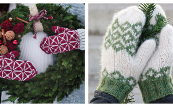 Christmas Mittens Free Knitting Patterns