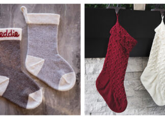 Christmas Stocking Free Knitting Patterns