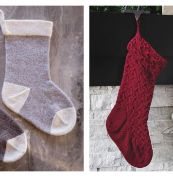 Christmas Stocking Free Knitting Patterns