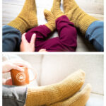 Cozy Coffee Socks Free Knitting Pattern