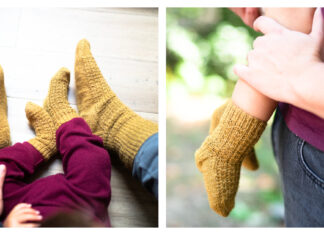 Cozy Coffee Socks Free Knitting Pattern