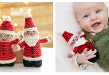 Hello Santa Softies Doll Free Knitting Pattern