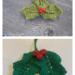Holly & Berries Pin Free Knitting Pattern