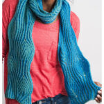 Marilee Brioche Scarf Free Knitting Pattern