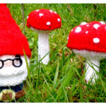 Mr Gnome and Mushroom Free Knitting Pattern