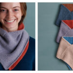 Reversible Cross-Collar Cowl Free Knitting Pattern