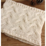 Sastrugi Cabled Cowl Free Knitting Pattern