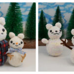 Snow Mouse Free Knitting Pattern