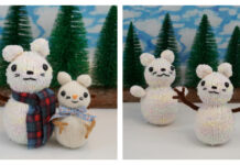 Snow Mouse Free Knitting Pattern