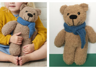 Benji Bear Toy Knitting Pattern