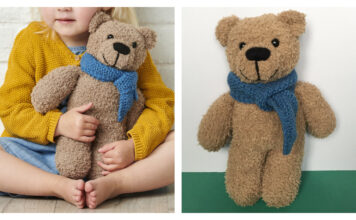 Benji Bear Toy Knitting Pattern
