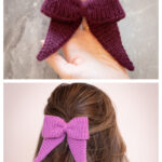 Bow Free Knitting Pattern
