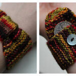 Bow Wrist Pouch Free Knitting Pattern