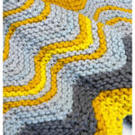 Chevron Temperature Blanket Free Knitting Pattern
