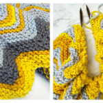 Chevron Temperature Blanket Free Knitting Pattern