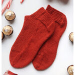 Easy Ankle Socks Knitting Pattern