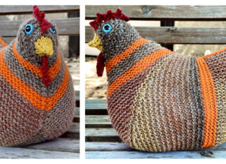 Emotional Support Chicken Knitting Pattern and Video Tutorial