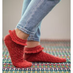 Groselha Socks with Frill Free Knitting Pattern
