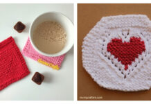 Heart Coaster Knitting Patterns