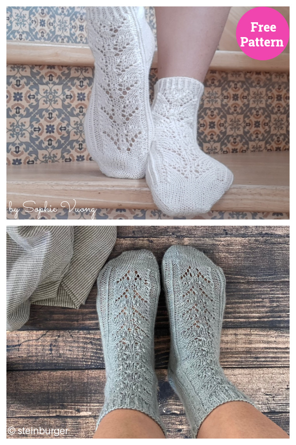 Lily Socks Free Knitting Pattern