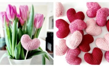 Little Wool Hearts Free Knitting Pattern