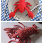 Lobster Amigurumi Free Knitting Pattern