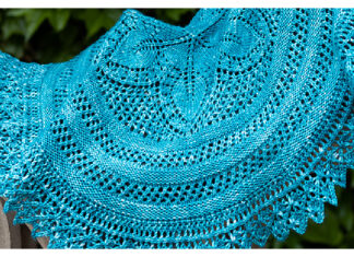 Megadahlia Leaf Lace Doily Free Knitting Pattern