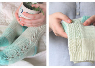 Mint Tea Socks Free Knitting Pattern