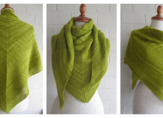 Passe-partout Triangle Shawl Free Knitting Pattern