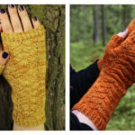 Piitu Fingerless Mitts Free Knitting Pattern