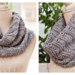 Ripples and Ridges Cowl Free Knitting Pattern