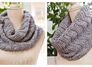 Ripples and Ridges Cowl Free Knitting Pattern