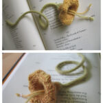 Squash Blossom Bookmark Knitting Pattern