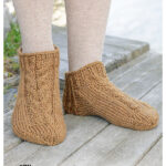 Sunset Point Ankle Socks Free Knitting Pattern