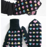 Sweetheart Mittens Free Knitting Pattern