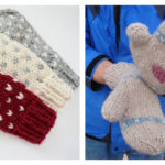 10+ Valentine Mittens Knitting Patterns