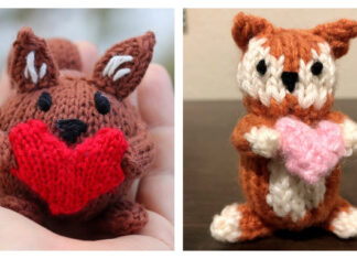 Valentine’s Day Softies Plush Knitting Patterns