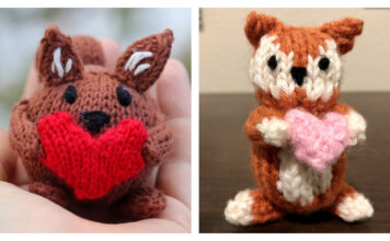 Valentine’s Day Softies Plush Knitting Patterns