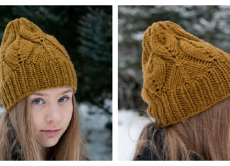 Watch Fire Beanie Hat Free Knitting Pattern