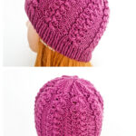 All Braids Beanie Hat Free Knitting Pattern