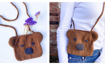 Bear Shoulder Bag Free Knitting Pattern