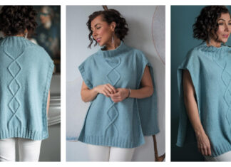 Cellist Poncho Knitting Pattern