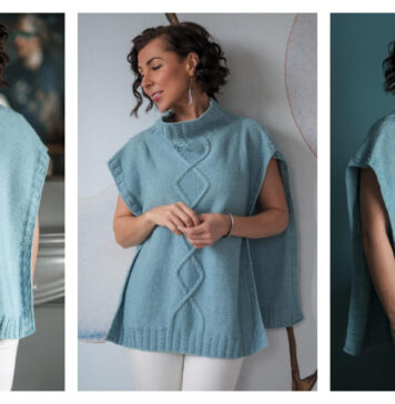 Cellist Poncho Knitting Pattern